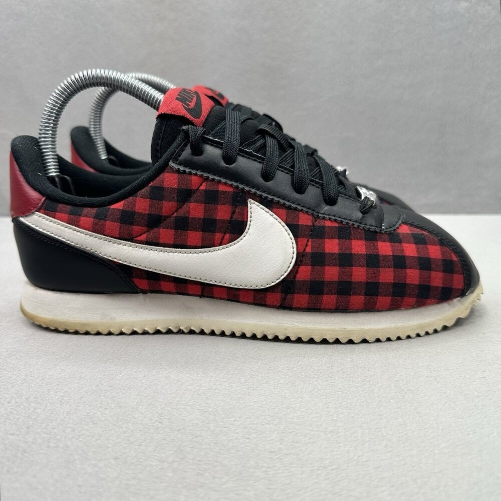 Size 6Y / Womens 7.5 Nike Cortez Basic TXT SE Shoes Lumberjack Plaid Sneakers